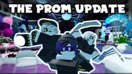 Enjoy the new Prom update in Drone Defense (Image via Roblox)